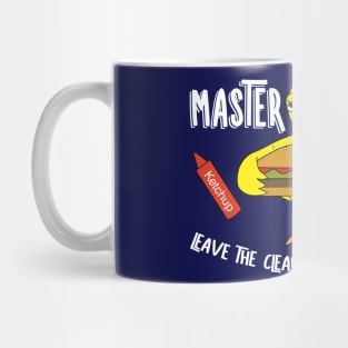 Master Griller Chick White Text Mug